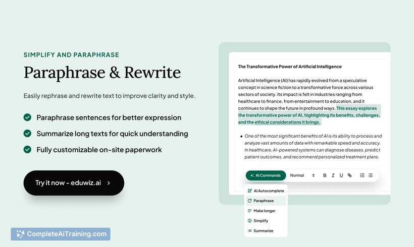 EduWiz.AI, screenshot 4