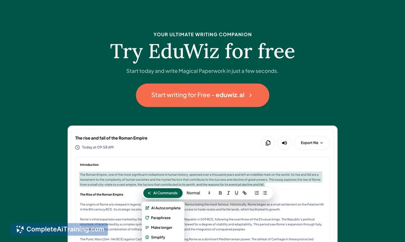 EduWiz.AI, screenshot 5