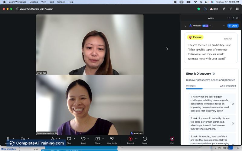 Emotional intelligence AI for live calls