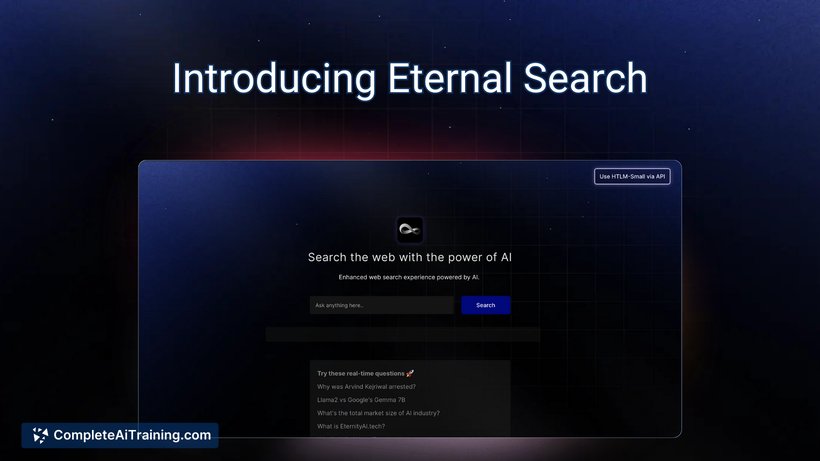 Eternity AI, screenshot 2