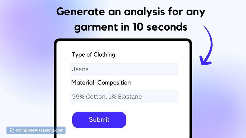 Fabric Content Analyzer, screenshot 3
