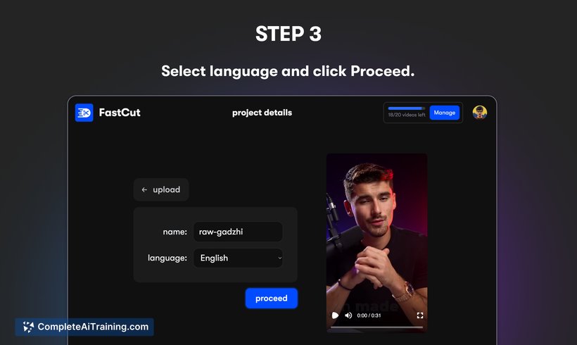 FastCut, screenshot 4