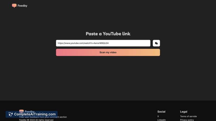 Feedby, screenshot 2
