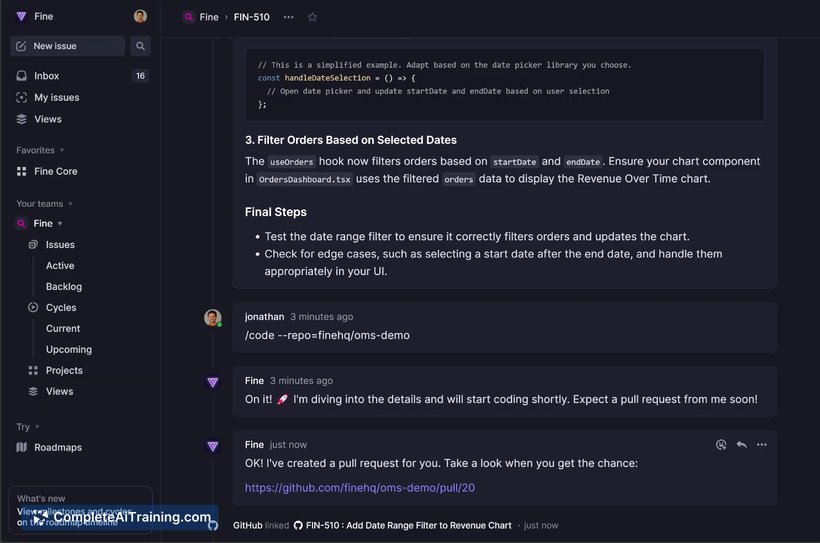 Fine, screenshot 2
