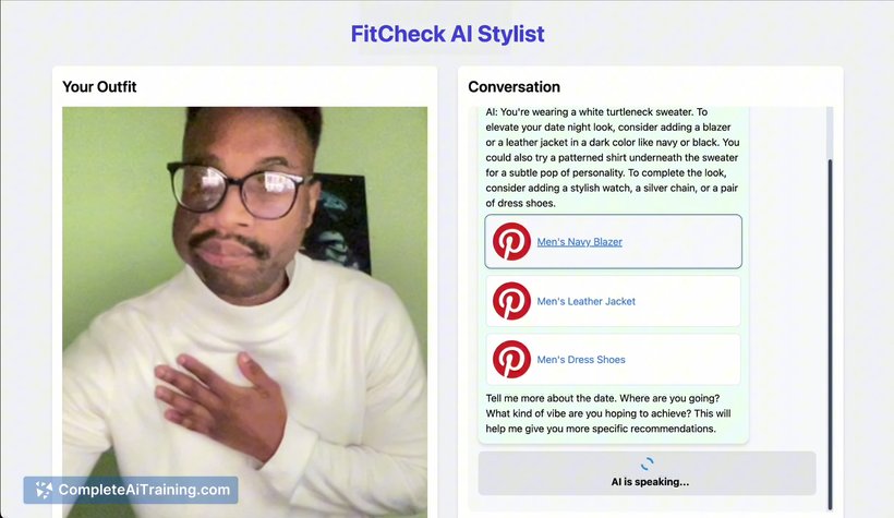 Fitcheck AI, screenshot 3