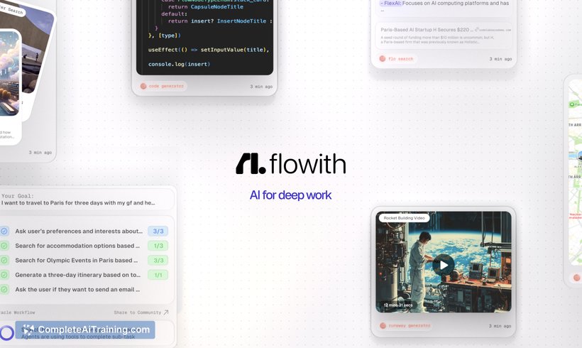 Flowith, screenshot 2