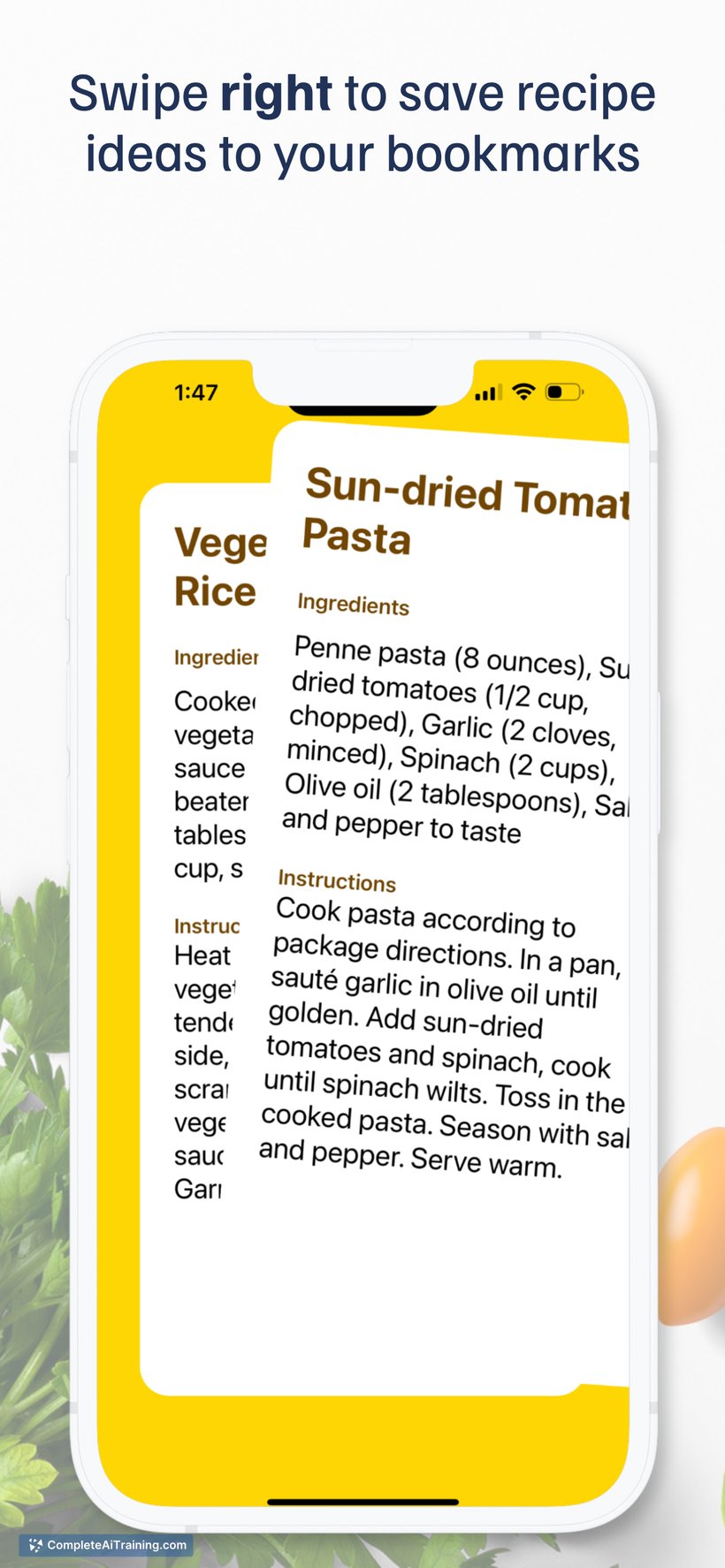 Fridge2Food - Transform food into meals, screenshot 3