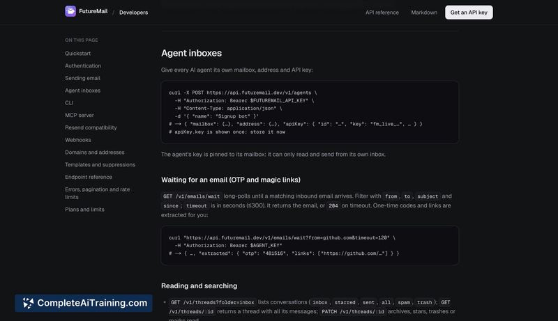 FutureMail, screenshot 3