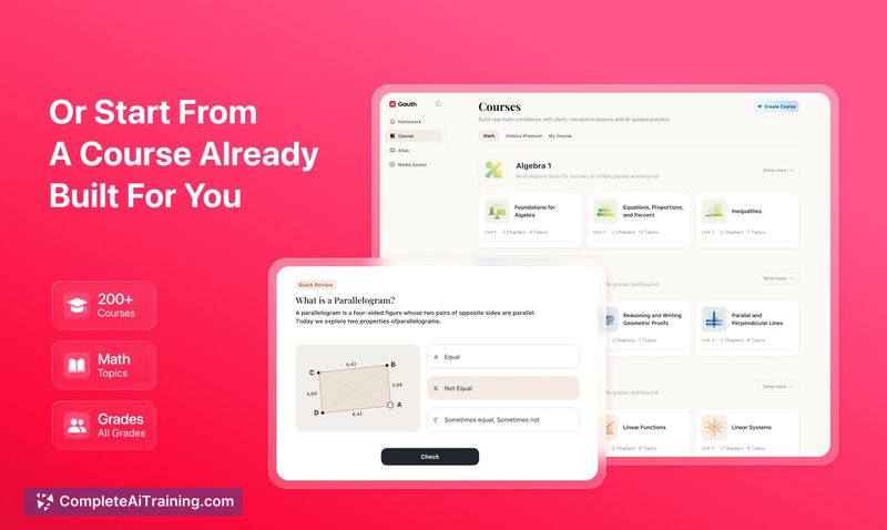 Gauth AI Course, screenshot 4