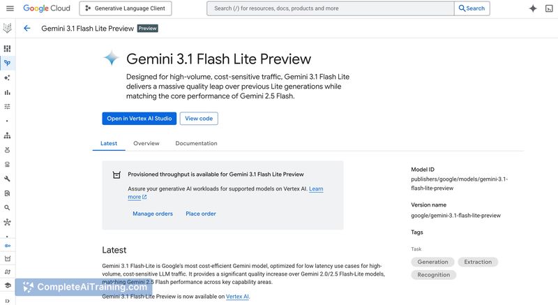 Gemini 3.1 Flash-Lite