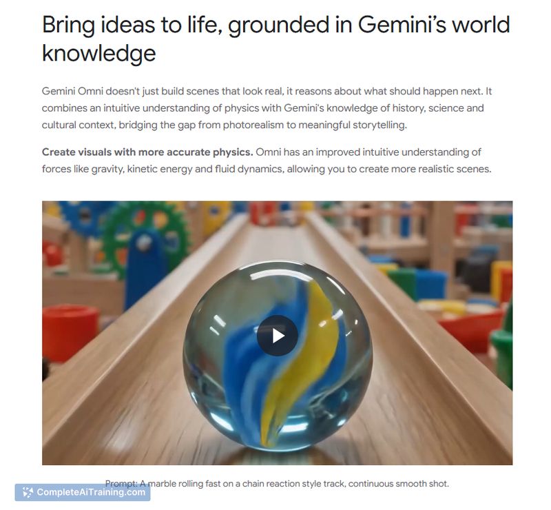 Gemini Omni, screenshot 3