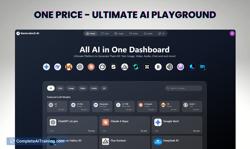 Generatech AI, screenshot 4
