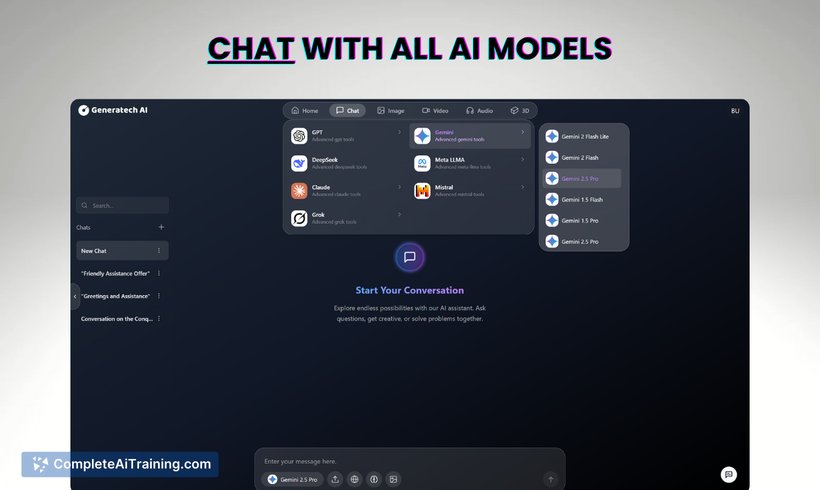 Generatech AI, screenshot 5