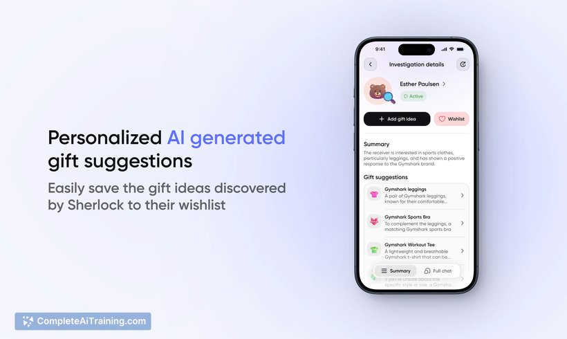 Giftit, screenshot 2