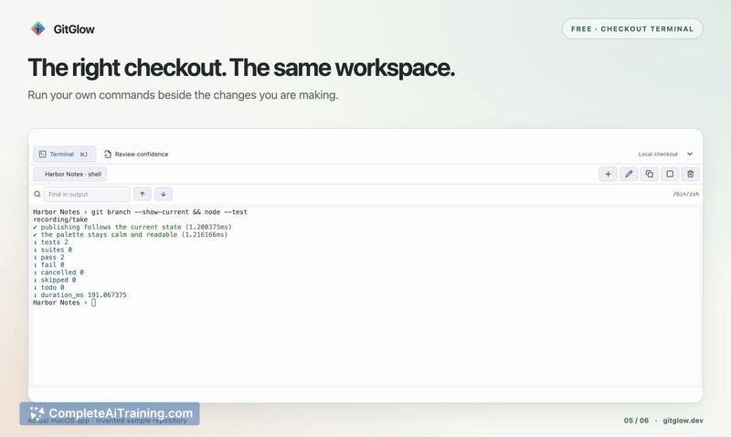 GitGlow, screenshot 1