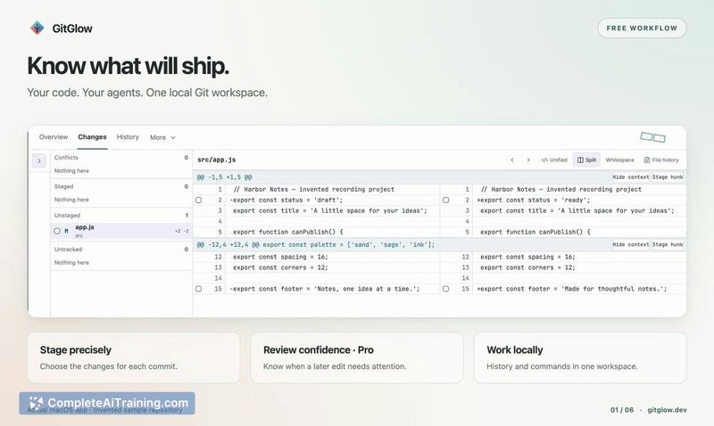 GitGlow, screenshot 5