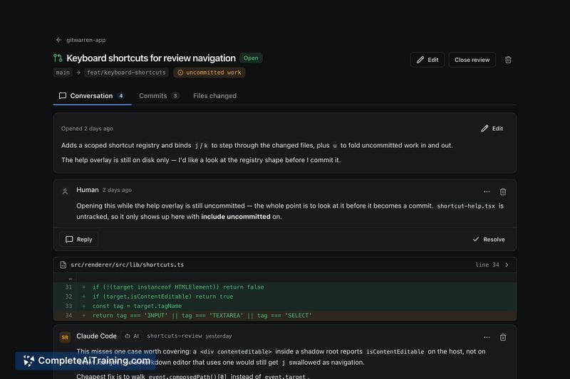 GitWarren, screenshot 5