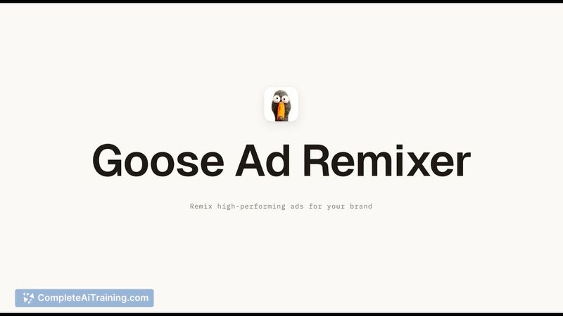 Goose Ads Remixer