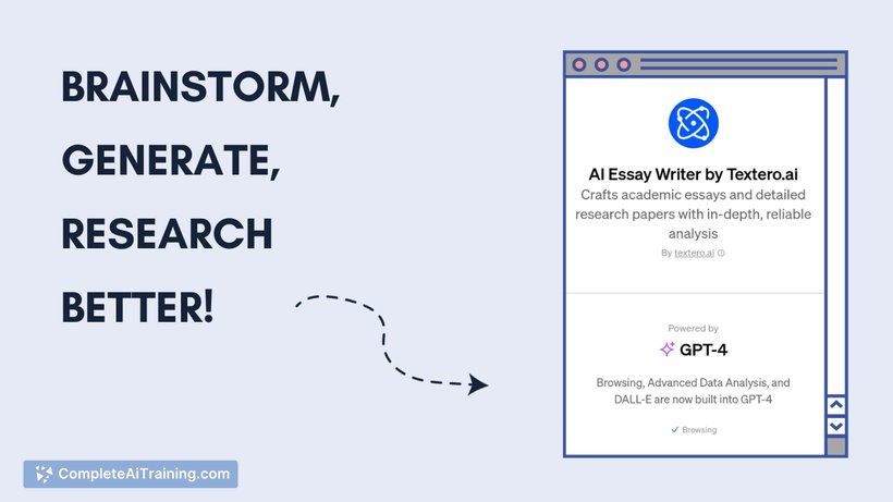 GPT AI Essay Writer by Textero.ai