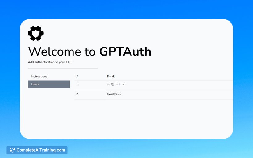 GPT Auth