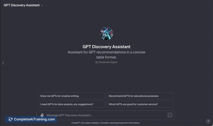GPT Discovery Assistant