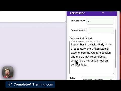 GPT Quiz Maker for Google Forms