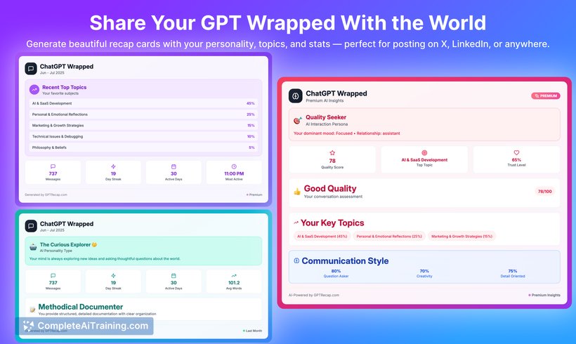 GPTRecap, screenshot 5