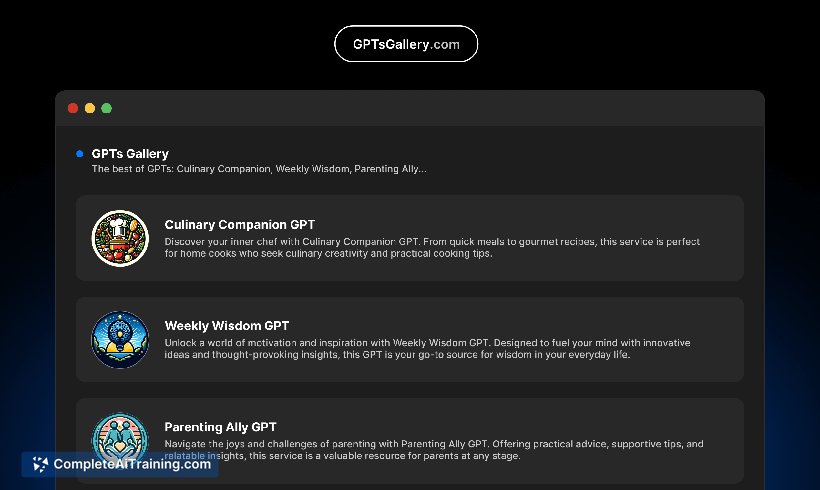 GPTs Gallery, screenshot 4