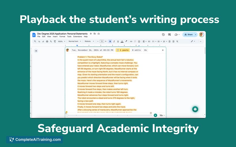 GradeAssist, screenshot 2