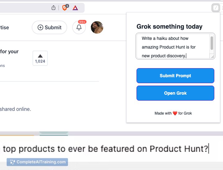 Grok Button