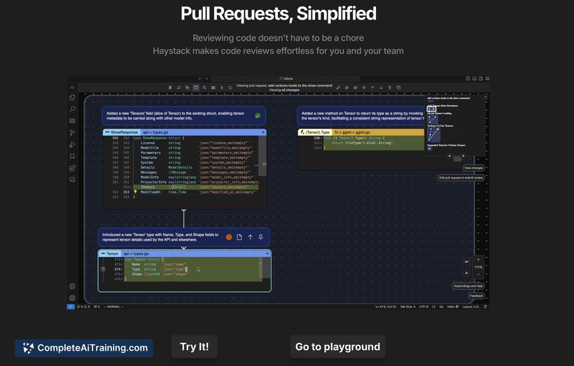 Haystack Code Reviewer, screenshot 3
