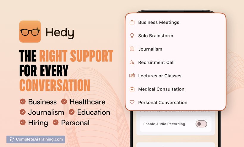 Hedy 2.0 MacOS App