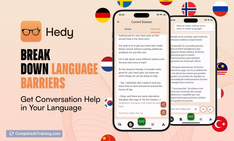Hedy AI, screenshot 2