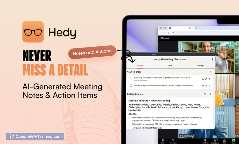Hedy AI, screenshot 3