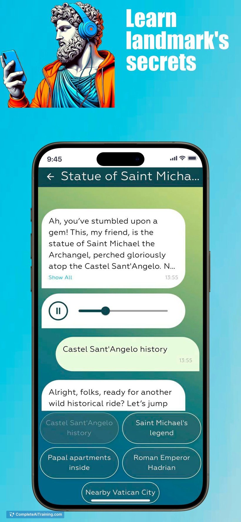 Herodot AI, screenshot 2