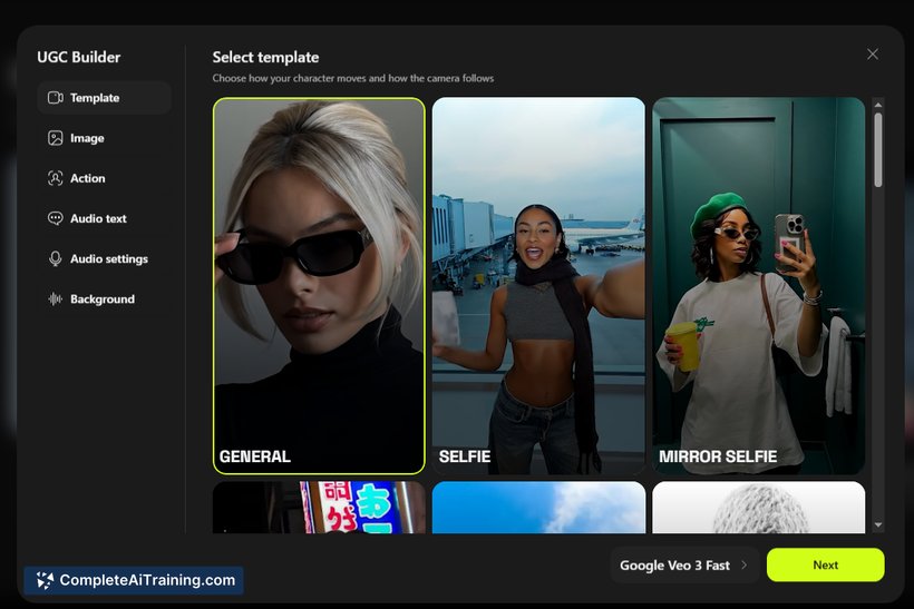 Higgsfield UGC Builder, screenshot 3