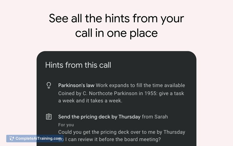Hintly for Google Meet™, screenshot 4
