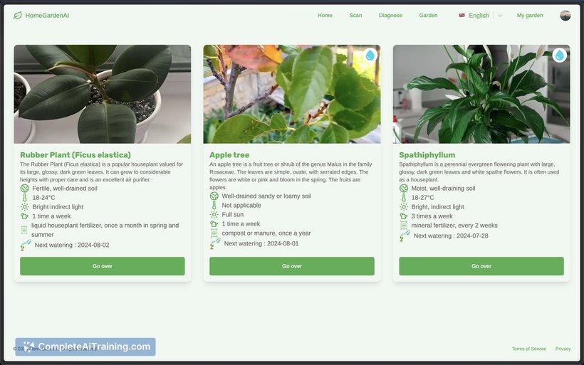 HomeGardenAI