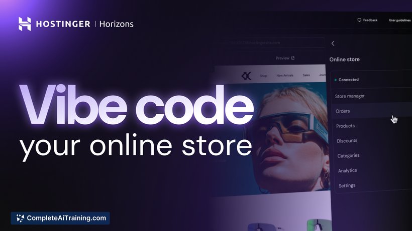 Hostinger Horizons with eCommerce