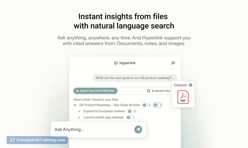 Hyperlink by Nexa AI, screenshot 2