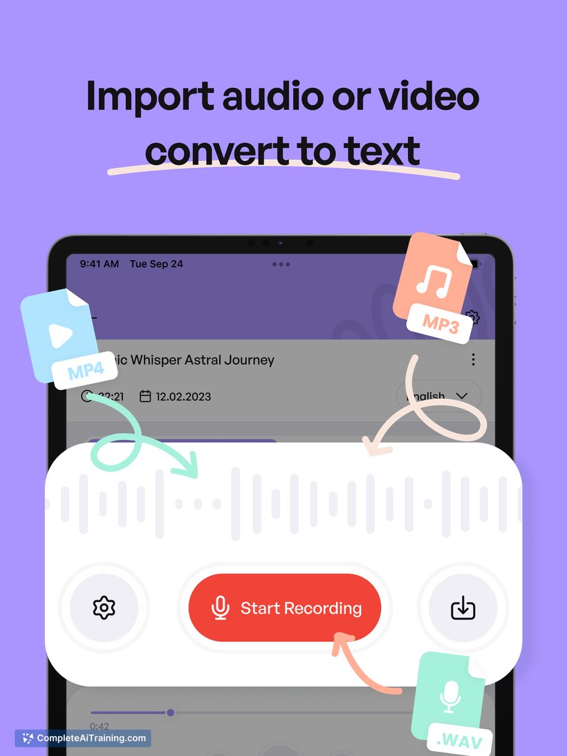 iMemo, screenshot 3