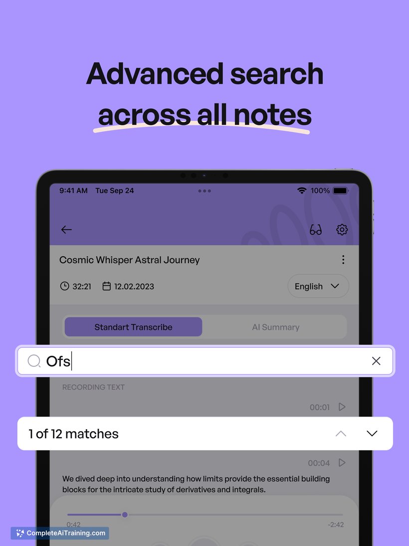 iMemo, screenshot 5