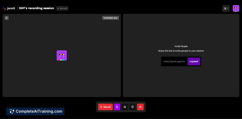 Jamit.app, screenshot 3