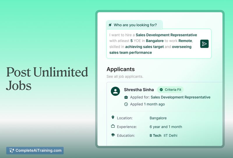 JusRecruit, screenshot 3
