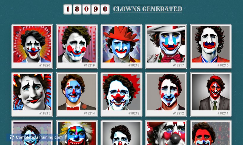 Justin Trudeau Clown Generator