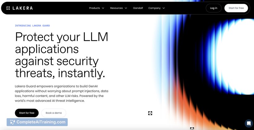 Lakera Guard, screenshot 2