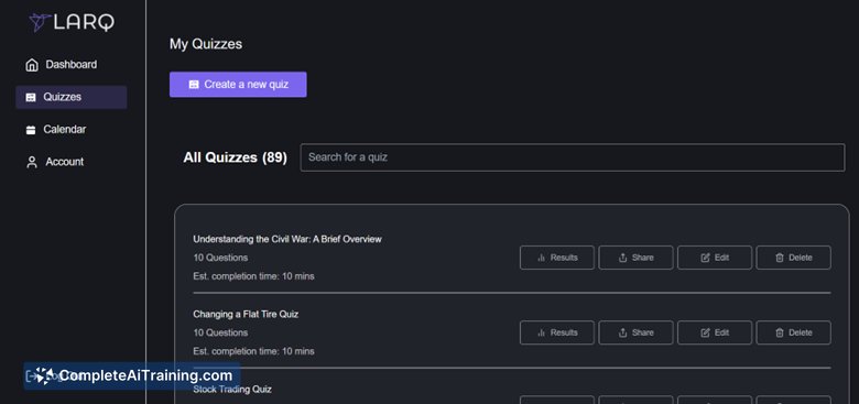 LARQ, screenshot 3