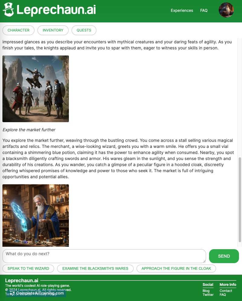 Leprechaun AI, screenshot 3