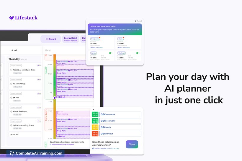Lifestack (Web + AI Scheduler)