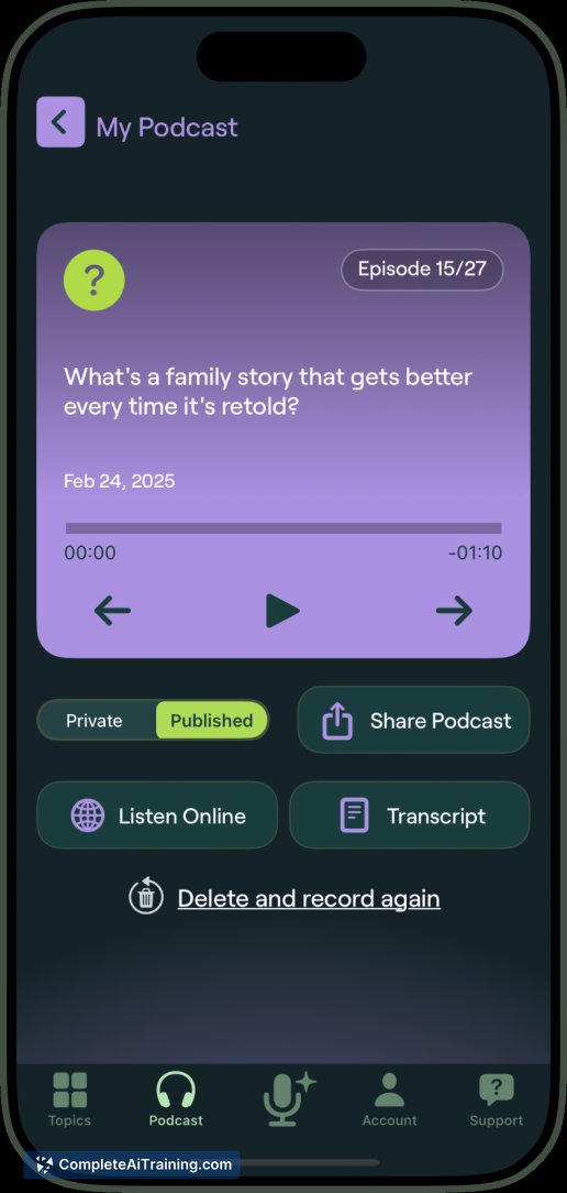 Linda AI, screenshot 2